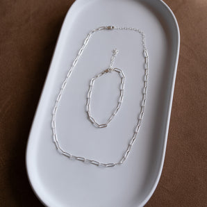 Savannah Silver Chain Necklace